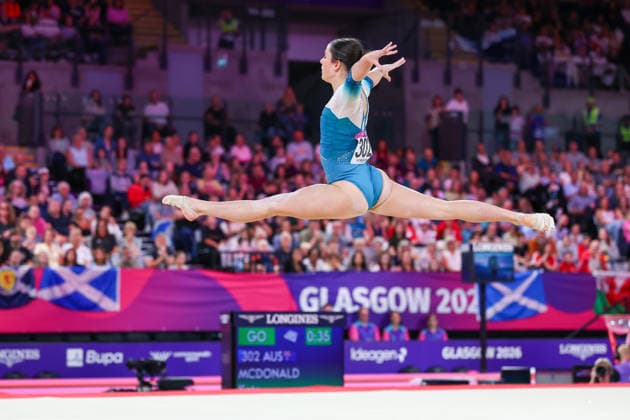 RECORD DATE NOT STATED 28th July 2026; Glasgow, Scotland; 2026 Commonwealth Games, Day Six; Womens Apparatus Final Floor, Kate McDonald (AUS) RogerxEvans