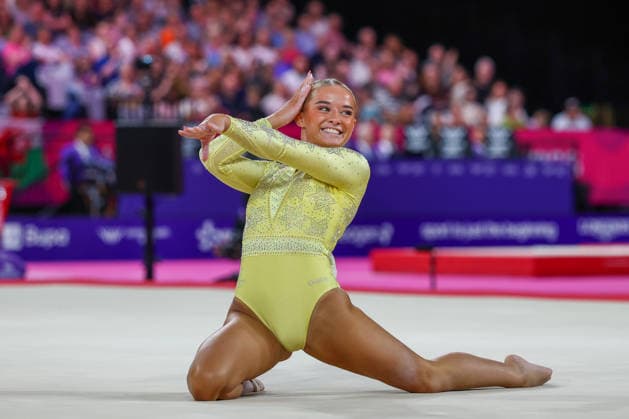 RECORD DATE NOT STATED 28th July 2026; Glasgow, Scotland; 2026 Commonwealth Games, Day Six; Womens Apparatus Final Floor, Ruby Evans (WAL) RogerxEvans