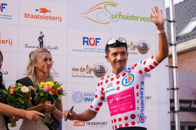 2026-07-28 Profronde Surhuisterveen 2026 SURHUISTERVEEN, NETHERLANDS - JULY 28: Richard Carapaz of EF Education - Easypost during the Profronde Surhuisterveen 2026 on July 28, 2026 in Surhuisterveen, Netherlands. Surhuisterveen Netherlands Content not available for redistribution in The Netherlands directly or indirectly through any third parties. Copyright: xAndrexWeeningx