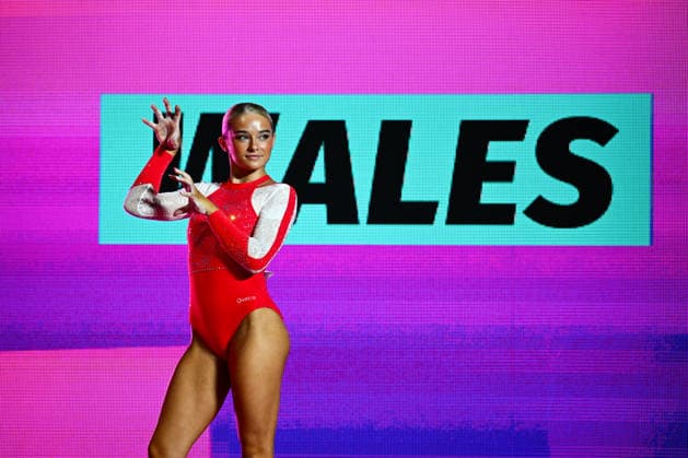 Glasgow 2026 Commonwealth Games Picture by Olly Hassell SWpix.com - 28 07 2026 - Glasgow 2026 Commonwealth Games - Artistic Gymnastics - Glasgow International Arena, Glasgow, Scotland - Women s Balance Beam Final - Ruby Evans of Wales Copyright: x xSWpix.comx(t axPhotographyxHubxLtd)xOllyxHassell SWpix.comx SWP-3418-0015