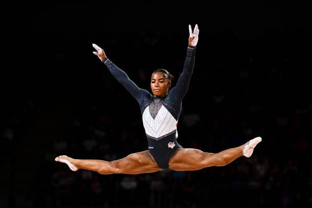 Glasgow 2026 Commonwealth Games Picture by Olly Hassell SWpix.com - 28 07 2026 - Glasgow 2026 Commonwealth Games - Artistic Gymnastics - Glasgow International Arena, Glasgow, Scotland - Women s Balance Beam Final - Alia Leat of England Copyright: x xSWpix.comx(t axPhotographyxHubxLtd)xOllyxHassell SWpix.comx SWP-3418-0021