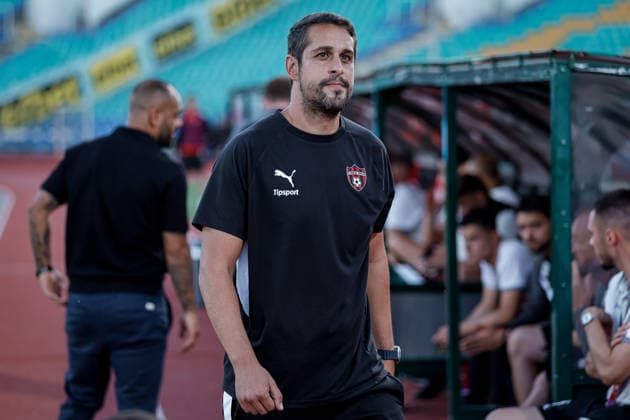 Football - UEFA Conference League - Second qualifying round - FC CSKA 1948 - FC Spartak Trnava - 28.07.2026 Antonio Munoz Copyright: xYulianxTodorovx