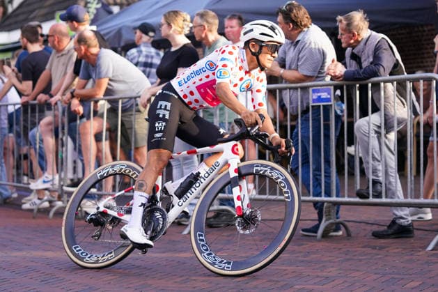 2026-07-28 Profronde Surhuisterveen 2026 SURHUISTERVEEN, NETHERLANDS - JULY 28: Richard Carapaz of EF Education - Easypost during the Profronde Surhuisterveen 2026 on July 28, 2026 in Surhuisterveen, Netherlands. Surhuisterveen Netherlands Content not available for redistribution in The Netherlands directly or indirectly through any third parties. Copyright: xAndrexWeeningx