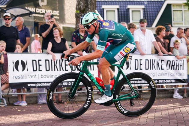 2026-07-28 Profronde Surhuisterveen 2026 SURHUISTERVEEN, NETHERLANDS - JULY 28: Mads Pedersen of Lidl Trek during the Profronde Surhuisterveen 2026 on July 28, 2026 in Surhuisterveen, Netherlands. Surhuisterveen Netherlands Content not available for redistribution in The Netherlands directly or indirectly through any third parties. Copyright: xAndrexWeeningx
