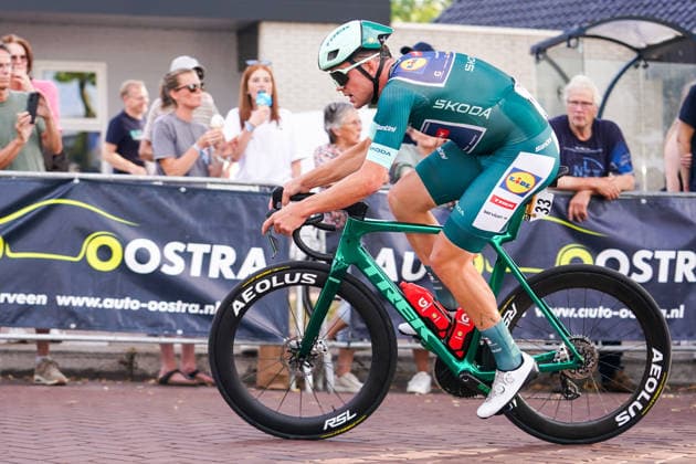 2026-07-28 Profronde Surhuisterveen 2026 SURHUISTERVEEN, NETHERLANDS - JULY 28: Mads Pedersen of Lidl Trek during the Profronde Surhuisterveen 2026 on July 28, 2026 in Surhuisterveen, Netherlands. Surhuisterveen Netherlands Content not available for redistribution in The Netherlands directly or indirectly through any third parties. Copyright: xAndrexWeeningx