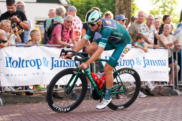 2026-07-28 Profronde Surhuisterveen 2026 SURHUISTERVEEN, NETHERLANDS - JULY 28: Mads Pedersen of Lidl Trek during the Profronde Surhuisterveen 2026 on July 28, 2026 in Surhuisterveen, Netherlands. Surhuisterveen Netherlands Content not available for redistribution in The Netherlands directly or indirectly through any third parties. Copyright: xAndrexWeeningx