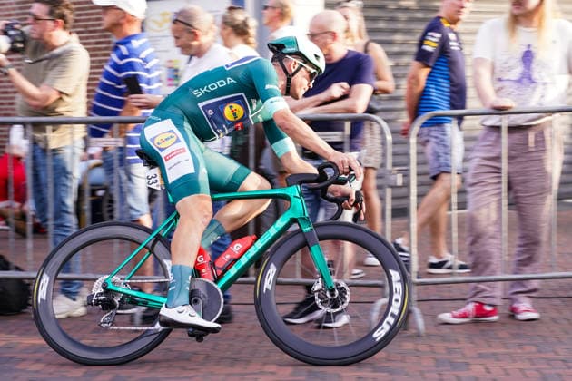 2026-07-28 Profronde Surhuisterveen 2026 SURHUISTERVEEN, NETHERLANDS - JULY 28: Mads Pedersen of Lidl Trek during the Profronde Surhuisterveen 2026 on July 28, 2026 in Surhuisterveen, Netherlands. Surhuisterveen Netherlands Content not available for redistribution in The Netherlands directly or indirectly through any third parties. Copyright: xAndrexWeeningx