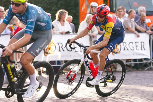 2026-07-28 Profronde Surhuisterveen 2026 SURHUISTERVEEN, NETHERLANDS - JULY 28: Bauke Mollema of Lidl Trek during the Profronde Surhuisterveen 2026 on July 28, 2026 in Surhuisterveen, Netherlands. Surhuisterveen Netherlands Content not available for redistribution in The Netherlands directly or indirectly through any third parties. Copyright: xAndrexWeeningx