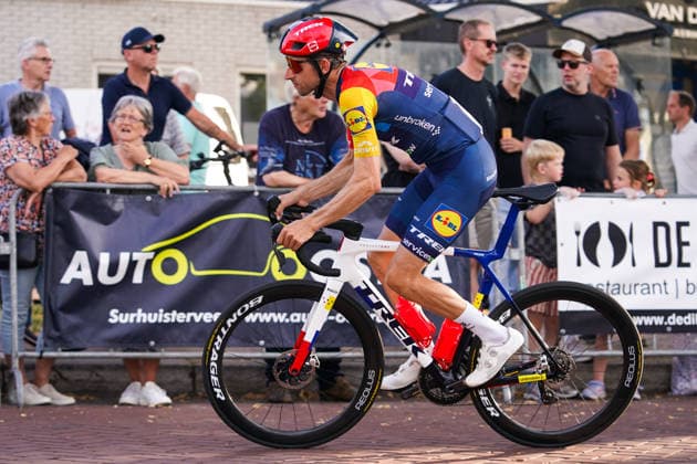 2026-07-28 Profronde Surhuisterveen 2026 SURHUISTERVEEN, NETHERLANDS - JULY 28: Bauke Mollema of Lidl Trek during the Profronde Surhuisterveen 2026 on July 28, 2026 in Surhuisterveen, Netherlands. Surhuisterveen Netherlands Content not available for redistribution in The Netherlands directly or indirectly through any third parties. Copyright: xAndrexWeeningx