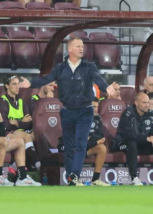 Heart of Midlothian v SK Sturm Graz UEFA Champions League Wouter Vrancken Heart of Midlothian Head Coach during the UEFA Champions League Second Qualifying Round Second Leg match at Tynecastle Park, Edinburgh 28 07 2026 UK Newspapers OUT Copyright: xFredxPalmerx FIL-23686-0048