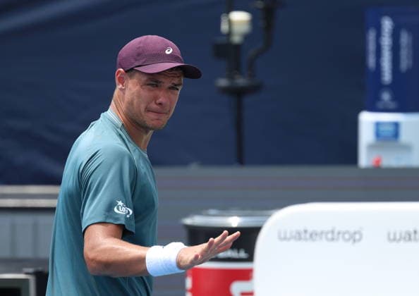 MUBADALA 2026 28072026 N Z KAMIL MAJCHRZAK PO MECZU 1. RUNDY TURNIEJU MUBADALA ATP, Tennis Herren 500, WASZYNGTON, USA. MARCIN CHOLEWINSKI NEWSPIX.PL MUBADALA 2026 28072026 KAMIL MAJCHRZAK AFTER THE MATCH AGAINST TOMMY PAUL NEWSPIX.PL --- newspix.pl 