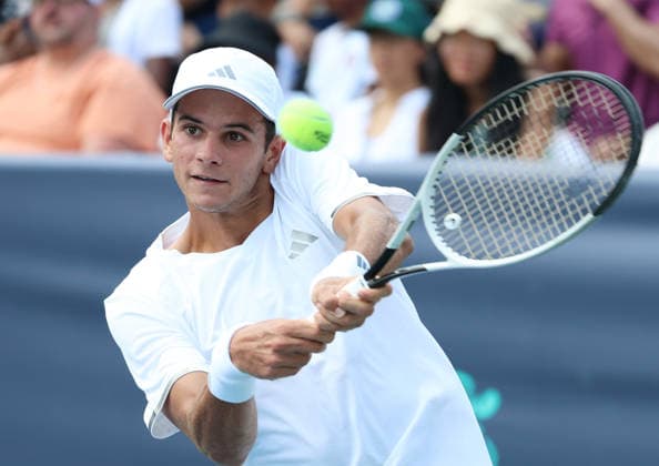 July 28, 2026, Washington, Illinois, USA: RAFAEL JODAR of SPAIN during the match against A. FILS of France in the first round of Mubadala Washington DC, USA. Jodar won 7:6 (7-5), 6:3. Washington USA - ZUMAc278 20260728_zsp_c278_015 Copyright: xMarcinxCholewinskix