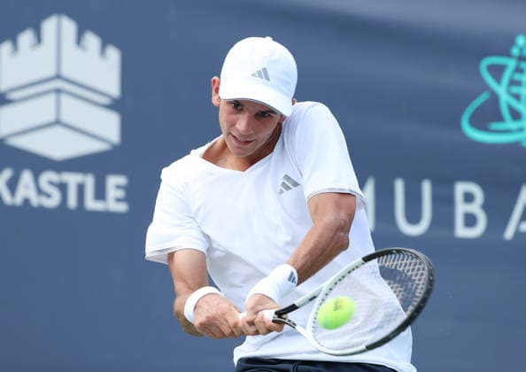 July 28, 2026, Washington, Illinois, USA: RAFAEL JODAR of SPAIN during the match against A. FILS of France in the first round of Mubadala Washington DC, USA. Jodar won 7:6 (7-5), 6:3. Washington USA - ZUMAc278 20260728_zsp_c278_016 Copyright: xMarcinxCholewinskix