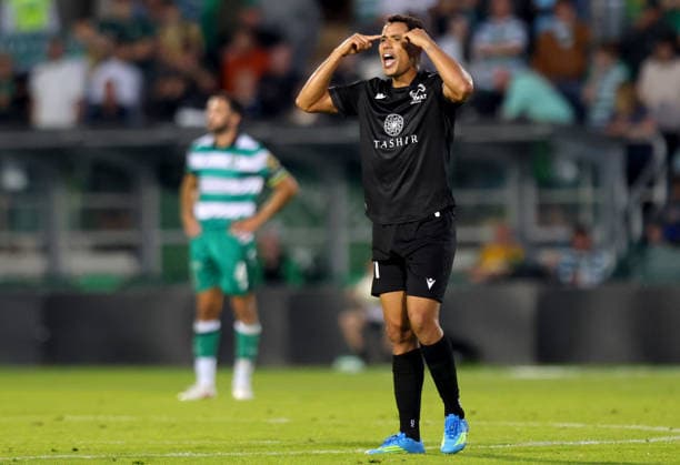 UEFA Champions League Second Qualifying Round Second Leg, Tallaght Stadium, Dublin 28 7 2026 Shamrock Rovers vs Ararat Armenia Ararat Armenia s Sandro Lima celebrates scoring his sides first goal Sandro Lima celebrates scoring his sides first goal 28 7 2026  Copyright: xx RB2_9369