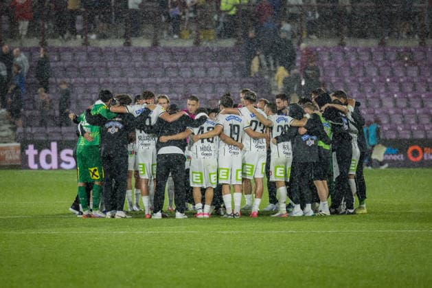 SOCCER - UEFA CL, Hearts vs Sturm EDINBURGH,SCOTLAND,28.JUL.26 - SOCCER - UEFA Champions League, qualification, Heart of Midlothian FC vs SK Sturm Graz. Image shows SK STURM GRAZ.  GEPAxpictures xMatthiasxTrinkl