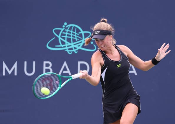 July 28, 2026, Washington, Illinois, USA: MAGDALENA FRECH of Poland during the match against Ann Li of USA in the first round of Mubadala Washington DC, USA. Tennis: Mubadala DC Open - Magdalena Frech  - ZUMAc278 20260728_zsp_c278_034 Copyright: xMarcinxCholewinskix