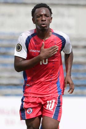 CONCACAF U-20 Championship: Haiti - Cuba Franco Celestin of Haiti celebrates a goal during a CONCACAF U-20 Championship match between Haiti and Cuba played at the Universitario Stadium in Puebla, Mexico, 28 July 2026. Puebla Mexico  Copyright: xHildaxRiosx