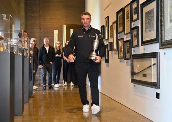 Ryan Fox, Champion Golfer of the Year during a media day and press conference, PK, Pressekonferenz at Royal Auckland and Grange Golf Club In Auckland, New Zealand. Tuesday 28 July 2026. Photo : Alan Lee Auckland New Zealand Copyright: xAlanxLeex x