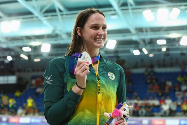 July 28, 2026, Glasgow, Scotland, Great Britain: AIMEE CANNY of South Africa poses with her silver medal in the Swimming Women s 200m Individual Medley Medal Ceremony of the Commonwealth Games Glasgow 2026 at the Tollcross International Swimming Centre in Glasgow, Scotland. Glasgow Great Britain - ZUMAc179 20260728_zep_c179_095 Copyright: xMickaelxChavetx