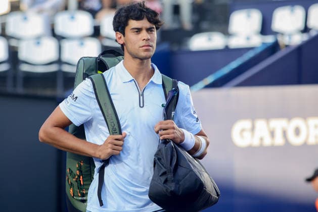 LOS CABOS TENNIS OPEN 2026 LOS CABOS TENNIS OPEN 2026 SHO SHIMABUKURO VS RODRIGO PACHECO 28072026 LOS CABOS, MEXICO. Action photo of Rodrigo Pacheco of Mexico, during a match at the Los Cabos Tennis Open 2026 at the Cabo Sports Complex in Baja California, Mexico. Foto de accion de Rodrigo Pacheco de Mexico, durante juego del Los Cabos Tennis Open 2026 celebrado en el Cabo Sports Complex en Baja California, Mexico. PHOTO BY IMAGENSHOP AGENCIA FOTOGRAFICA LOS CABOS BAJA CALIFORNIA MEXICO *** LOS CABOS TENNIS OPEN 2026 LOS CABOS TENNIS OPEN 2026 SHO SHIMABUKURO VS RODRIGO PACHECO 07 28 2026 LOS CABOS, MEXICO Action photo of Rodrigo Pacheco of Mexico during a match at the 2026 Los Cabos Tennis Open at the Cabo Sports Complex in Baja California, Mexico Action photo of Rodrigo Pacheco of Mexico, during a match at the 2026 Los Cabos Tennis Open held at the Cabo Sports Complex in Baja California, Mexico PHOTO BY IMAGENSHOP PHOTO AGENCY LOS CABOS BAJA CALIFORNIA MEXICO Copyright: xIMAGENSHOPxAGENCIAxFOTOGRAFICAx