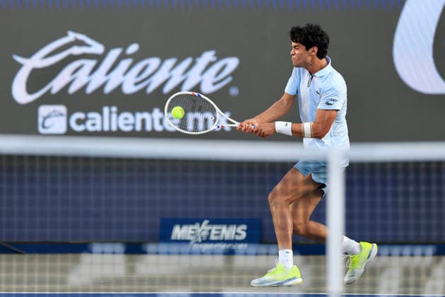LOS CABOS TENNIS OPEN 2026 LOS CABOS TENNIS OPEN 2026 SHO SHIMABUKURO VS RODRIGO PACHECO 28072026 LOS CABOS, MEXICO. Action photo of Rodrigo Pacheco of Mexico, during a match at the Los Cabos Tennis Open 2026 at the Cabo Sports Complex in Baja California, Mexico. Foto de accion de Rodrigo Pacheco de Mexico, durante juego del Los Cabos Tennis Open 2026 celebrado en el Cabo Sports Complex en Baja California, Mexico. PHOTO BY IMAGENSHOP AGENCIA FOTOGRAFICA LOS CABOS BAJA CALIFORNIA MEXICO *** LOS CABOS TENNIS OPEN 2026 LOS CABOS TENNIS OPEN 2026 SHO SHIMABUKURO VS RODRIGO PACHECO 07 28 2026 LOS CABOS, MEXICO Action photo of Rodrigo Pacheco of Mexico during a match at the 2026 Los Cabos Tennis Open at the Cabo Sports Complex in Baja California, Mexico Action photo of Rodrigo Pacheco of Mexico, during a match at the 2026 Los Cabos Tennis Open held at the Cabo Sports Complex in Baja California, Mexico PHOTO BY IMAGENSHOP PHOTO AGENCY LOS CABOS BAJA CALIFORNIA MEXICO Copyright: xIMAGENSHOPxAGENCIAxFOTOGRAFICAx