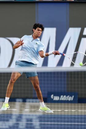 LOS CABOS TENNIS OPEN 2026 LOS CABOS TENNIS OPEN 2026 SHO SHIMABUKURO VS RODRIGO PACHECO 28072026 LOS CABOS, MEXICO. Action photo of Rodrigo Pacheco of Mexico, during a match at the Los Cabos Tennis Open 2026 at the Cabo Sports Complex in Baja California, Mexico. Foto de accion de Rodrigo Pacheco de Mexico, durante juego del Los Cabos Tennis Open 2026 celebrado en el Cabo Sports Complex en Baja California, Mexico. PHOTO BY IMAGENSHOP AGENCIA FOTOGRAFICA LOS CABOS BAJA CALIFORNIA MEXICO *** LOS CABOS TENNIS OPEN 2026 LOS CABOS TENNIS OPEN 2026 SHO SHIMABUKURO VS RODRIGO PACHECO 07 28 2026 LOS CABOS, MEXICO Action photo of Rodrigo Pacheco of Mexico during a match at the 2026 Los Cabos Tennis Open at the Cabo Sports Complex in Baja California, Mexico Action photo of Rodrigo Pacheco of Mexico, during a match at the 2026 Los Cabos Tennis Open held at the Cabo Sports Complex in Baja California, Mexico PHOTO BY IMAGENSHOP PHOTO AGENCY LOS CABOS BAJA CALIFORNIA MEXICO Copyright: xIMAGENSHOPxAGENCIAxFOTOGRAFICAx