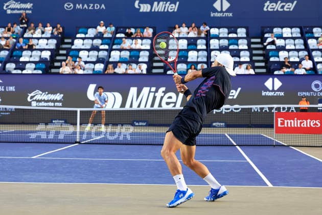 LOS CABOS TENNIS OPEN 2026 LOS CABOS TENNIS OPEN 2026 SHO SHIMABUKURO VS RODRIGO PACHECO 28072026 LOS CABOS, MEXICO. Action photo of Sho Shimabukuro of Japan, during a match at the Los Cabos Tennis Open 2026 at the Cabo Sports Complex in Baja California, Mexico. Foto de accion de Sho Shimabukuro de Japan, durante juego del Los Cabos Tennis Open 2026 celebrado en el Cabo Sports Complex en Baja California, Mexico. PHOTO BY IMAGENSHOP AGENCIA FOTOGRAFICA LOS CABOS BAJA CALIFORNIA MEXICO *** LOS CABOS TENNIS OPEN 2026 LOS CABOS TENNIS OPEN 2026 SHO SHIMABUKURO VS RODRIGO PACHECO 07 28 2026 LOS CABOS, MEXICO Action photo of Sho Shimabukuro of Japan during a match at the 2026 Los Cabos Tennis Open at the Cabo Sports Complex in Baja California, Mexico Action photo of Sho Shimabukuro of Japan, during a match at the Los Cabos Tennis Open 2026 held at the Cabo Sports Complex in Baja California, Mexico PHOTO BY IMAGENSHOP PHOTO AGENCY LOS CABOS BAJA CALIFORNIA MEXICO Copyright: xIMAGENSHOPxAGENCIAxFOTOGRAFICAx