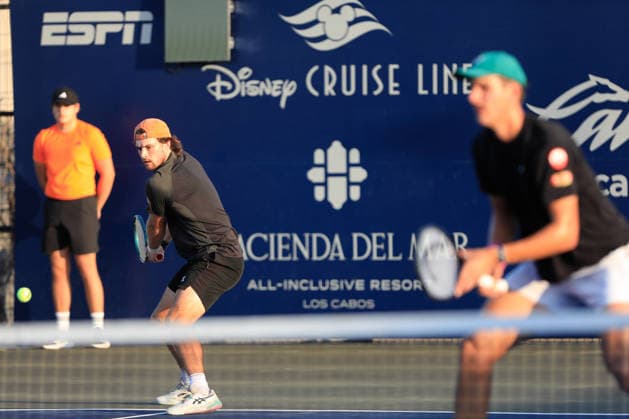 LOS CABOS TENNIS OPEN 2026 LOS CABOS TENNIS OPEN 2026 EVAN KING ROBERT GALLOWAY VS FINN REYNOLDS JAMES WATT 28072026 LOS CABOS, MEXICO. Action photo of Finn Reynolds and James Watt of Australia, during a match at the Los Cabos Tennis Open 2026 at the Cabo Sports Complex in Baja California, Mexico. Foto de accion de Finn Reynolds y James Watt de Australia, durante juego del Los Cabos Tennis Open 2026 celebrado en el Cabo Sports Complex en Baja California, Mexico. PHOTO BY IMAGENSHOP AGENCIA FOTOGRAFICA LOS CABOS BAJA CALIFORNIA MEXICO *** LOS CABOS TENNIS OPEN 2026 LOS CABOS TENNIS OPEN 2026 EVAN KING ROBERT GALLOWAY VS FINN REYNOLDS JAMES WATT 07 28 2026 LOS CABOS, MEXICO Action photo of Finn Reynolds and James Watt of Australia during a match at the 2026 Los Cabos Tennis Open at the Cabo Sports Complex in Baja California, Mexico Action photo of Finn Reynolds and James Watt of Australia, during a match at the 2026 Los Cabos Tennis Open held at the Cabo Sports Complex in Baja California, Mexico PHOTO BY IMAGENSHOP PHOTO AGENCY LOS CABOS BAJA CALIFORNIA MEXICO Copyright: xIMAGENSHOPxAGENCIAxFOTOGRAFICAx