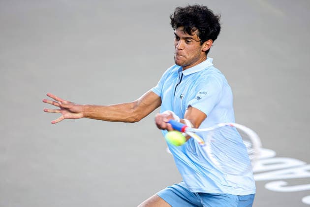 LOS CABOS TENNIS OPEN 2026 LOS CABOS TENNIS OPEN 2026 SHO SHIMABUKURO VS RODRIGO PACHECO 28072026 LOS CABOS, MEXICO. Action photo of Rodrigo Pacheco of Mexico, during a match at the Los Cabos Tennis Open 2026 at the Cabo Sports Complex in Baja California, Mexico. Foto de accion de Rodrigo Pacheco de Mexico, durante juego del Los Cabos Tennis Open 2026 celebrado en el Cabo Sports Complex en Baja California, Mexico. PHOTO BY IMAGENSHOP AGENCIA FOTOGRAFICA LOS CABOS BAJA CALIFORNIA MEXICO *** LOS CABOS TENNIS OPEN 2026 LOS CABOS TENNIS OPEN 2026 SHO SHIMABUKURO VS RODRIGO PACHECO 07 28 2026 LOS CABOS, MEXICO Action photo of Rodrigo Pacheco of Mexico during a match at the 2026 Los Cabos Tennis Open at the Cabo Sports Complex in Baja California, Mexico Action photo of Rodrigo Pacheco of Mexico, during a match at the 2026 Los Cabos Tennis Open held at the Cabo Sports Complex in Baja California, Mexico PHOTO BY IMAGENSHOP PHOTO AGENCY LOS CABOS BAJA CALIFORNIA MEXICO Copyright: xIMAGENSHOPxAGENCIAxFOTOGRAFICAx