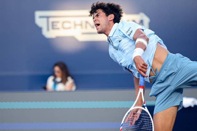 LOS CABOS TENNIS OPEN 2026 LOS CABOS TENNIS OPEN 2026 SHO SHIMABUKURO VS RODRIGO PACHECO 28072026 LOS CABOS, MEXICO. Action photo of Rodrigo Pacheco of Mexico, during a match at the Los Cabos Tennis Open 2026 at the Cabo Sports Complex in Baja California, Mexico. Foto de accion de Rodrigo Pacheco de Mexico, durante juego del Los Cabos Tennis Open 2026 celebrado en el Cabo Sports Complex en Baja California, Mexico. PHOTO BY IMAGENSHOP AGENCIA FOTOGRAFICA LOS CABOS BAJA CALIFORNIA MEXICO *** LOS CABOS TENNIS OPEN 2026 LOS CABOS TENNIS OPEN 2026 SHO SHIMABUKURO VS RODRIGO PACHECO 07 28 2026 LOS CABOS, MEXICO Action photo of Rodrigo Pacheco of Mexico during a match at the 2026 Los Cabos Tennis Open at the Cabo Sports Complex in Baja California, Mexico Action photo of Rodrigo Pacheco of Mexico, during a match at the 2026 Los Cabos Tennis Open held at the Cabo Sports Complex in Baja California, Mexico PHOTO BY IMAGENSHOP PHOTO AGENCY LOS CABOS BAJA CALIFORNIA MEXICO Copyright: xIMAGENSHOPxAGENCIAxFOTOGRAFICAx