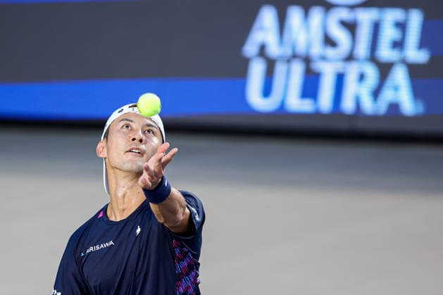 LOS CABOS TENNIS OPEN 2026 LOS CABOS TENNIS OPEN 2026 SHO SHIMABUKURO VS RODRIGO PACHECO 28072026 LOS CABOS, MEXICO. Action photo of Sho Shimabukuro of Japan, during a match at the Los Cabos Tennis Open 2026 at the Cabo Sports Complex in Baja California, Mexico. Foto de accion de Sho Shimabukuro de Japan, durante juego del Los Cabos Tennis Open 2026 celebrado en el Cabo Sports Complex en Baja California, Mexico. PHOTO BY IMAGENSHOP AGENCIA FOTOGRAFICA LOS CABOS BAJA CALIFORNIA MEXICO *** LOS CABOS TENNIS OPEN 2026 LOS CABOS TENNIS OPEN 2026 SHO SHIMABUKURO VS RODRIGO PACHECO 07 28 2026 LOS CABOS, MEXICO Action photo of Sho Shimabukuro of Japan during a match at the 2026 Los Cabos Tennis Open at the Cabo Sports Complex in Baja California, Mexico Action photo of Sho Shimabukuro of Japan, during a match at the Los Cabos Tennis Open 2026 held at the Cabo Sports Complex in Baja California, Mexico PHOTO BY IMAGENSHOP PHOTO AGENCY LOS CABOS BAJA CALIFORNIA MEXICO Copyright: xIMAGENSHOPxAGENCIAxFOTOGRAFICAx