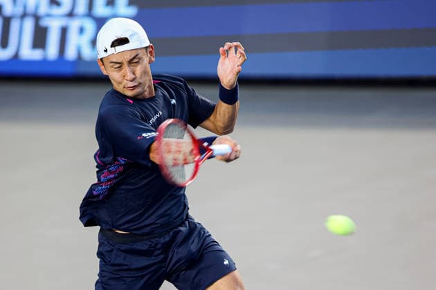 LOS CABOS TENNIS OPEN 2026 LOS CABOS TENNIS OPEN 2026 SHO SHIMABUKURO VS RODRIGO PACHECO 28072026 LOS CABOS, MEXICO. Action photo of Sho Shimabukuro of Japan, during a match at the Los Cabos Tennis Open 2026 at the Cabo Sports Complex in Baja California, Mexico. Foto de accion de Sho Shimabukuro de Japan, durante juego del Los Cabos Tennis Open 2026 celebrado en el Cabo Sports Complex en Baja California, Mexico. PHOTO BY IMAGENSHOP AGENCIA FOTOGRAFICA LOS CABOS BAJA CALIFORNIA MEXICO *** LOS CABOS TENNIS OPEN 2026 LOS CABOS TENNIS OPEN 2026 SHO SHIMABUKURO VS RODRIGO PACHECO 07 28 2026 LOS CABOS, MEXICO Action photo of Sho Shimabukuro of Japan during a match at the 2026 Los Cabos Tennis Open at the Cabo Sports Complex in Baja California, Mexico Action photo of Sho Shimabukuro of Japan, during a match at the Los Cabos Tennis Open 2026 held at the Cabo Sports Complex in Baja California, Mexico PHOTO BY IMAGENSHOP PHOTO AGENCY LOS CABOS BAJA CALIFORNIA MEXICO Copyright: xIMAGENSHOPxAGENCIAxFOTOGRAFICAx