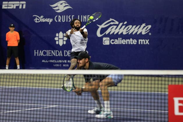 LOS CABOS TENNIS OPEN 2026 LOS CABOS TENNIS OPEN 2026 EVAN KING ROBERT GALLOWAY VS FINN REYNOLDS JAMES WATT 28072026 LOS CABOS, MEXICO. Action photo of Evan King and Robert Galloway of the United States, during a match at the Los Cabos Tennis Open 2026 at the Cabo Sports Complex in Baja California, Mexico. Foto de accion de Evan King y Robert Galloway de los Estados Unidos, durante juego del Los Cabos Tennis Open 2026 celebrado en el Cabo Sports Complex en Baja California, Mexico. PHOTO BY IMAGENSHOP AGENCIA FOTOGRAFICA LOS CABOS BAJA CALIFORNIA MEXICO *** LOS CABOS TENNIS OPEN 2026 LOS CABOS TENNIS OPEN 2026 EVAN KING ROBERT GALLOWAY VS. FINN REYNOLDS JAMES WATT 07 28 2026 LOS CABOS, MEXICO Action photo of Evan King and Robert Galloway of the United States during a match at the 2026 Los Cabos Tennis Open at the Cabo Sports Complex in Baja California, Mexico Action photo of Evan King and Robert Galloway of the United States, during a match at the 2026 Los Cabos Tennis Open held at the Cabo Sports Complex in Baja California, Mexico PHOTO BY IMAGENSHOP PHOTO AGENCY LOS CABOS BAJA CALIFORNIA MEXICO Copyright: xIMAGENSHOPxAGENCIAxFOTOGRAFICAx
