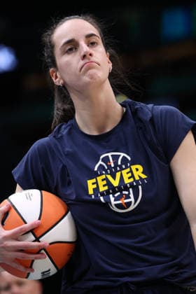 July 28, 2026, Seattle, Washington, USA: Indiana Fever guard CAITLIN CLARK (22) warms-up prior to the WNBA, Basketball Damen, USA match between the Seattle Storm and Indiana Fever at Climate Pledge Arena in Seattle. WNBA 2026: Indiana 105:95 Seattle  - ZUMAd218 20260728_zsp_d218_006 Copyright: xRichardxDizonx