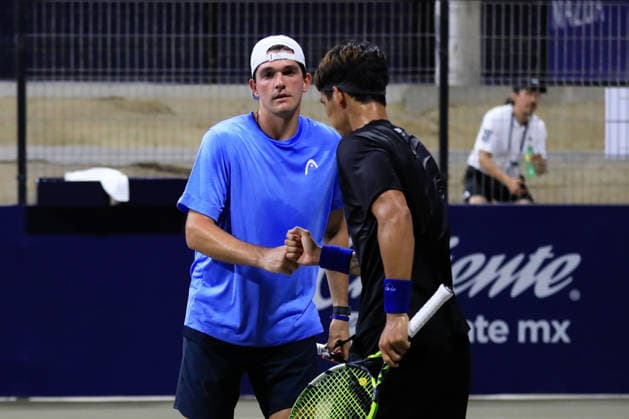 LOS CABOS TENNIS OPEN 2026 LOS CABOS TENNIS OPEN 2026 RAY HO BENJAMIN KITTAY VS JEAN JULEN ROJER THEODORE WINEGAR 28072026 LOS CABOS, MEXICO. Action photo of Ray Ho and Benjamin Kittay, during a match at the Los Cabos Tennis Open 2026 at the Cabo Sports Complex in Baja California, Mexico. Foto de accion de JRay Ho y Benjamin Kittay, durante juego del Los Cabos Tennis Open 2026 celebrado en el Cabo Sports Complex en Baja California, Mexico. PHOTO BY IMAGENSHOP AGENCIA FOTOGRAFICA LOS CABOS BAJA CALIFORNIA MEXICO *** LOS CABOS TENNIS OPEN 2026 LOS CABOS TENNIS OPEN 2026 RAY HO BENJAMIN KITTAY VS JEAN JULEN ROJER THEODORE WINEGAR 07 28 2026 LOS CABOS, MEXICO Action photo of Ray Ho and Benjamin Kittay during a match at the 2026 Los Cabos Tennis Open at the Cabo Sports Complex in Baja California, Mexico Action photo of Ray Ho and Benjamin Kittay, during a match at the 2026 Los Cabos Tennis Open held at the Cabo Sports Complex in Baja California, Mexico PHOTO BY IMAGENSHOP PHOTO AGENCY LOS CABOS BAJA CALIFORNIA MEXICO Copyright: xIMAGENSHOPxAGENCIAxFOTOGRAFICAx