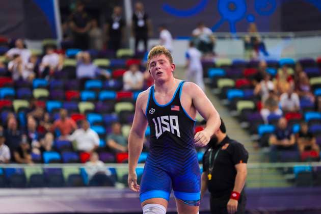 U17, U 17 Wrestling World Championships 110kg GR - Bruno Roger Pallone (USA) *** U17 Wrestling World Championships, 110 kg Greco-Roman: Bruno Roger Pallone, USA