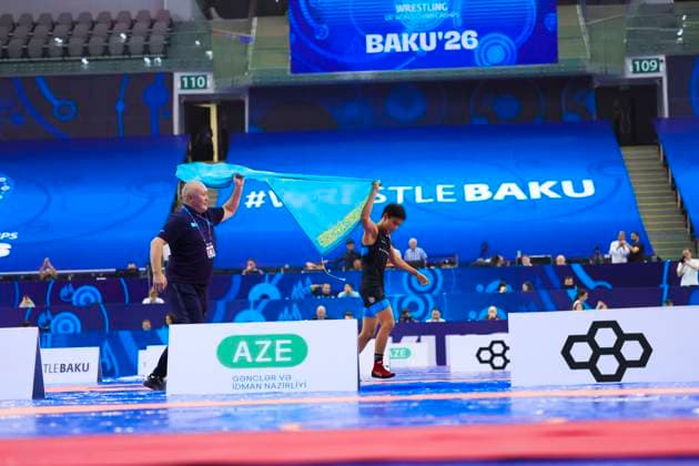 U17, U 17 Wrestling World Championships 55kg GR - Diyar Amanali (KAZ) *** U17 Wrestling World Championships, 55 kg Greco-Roman: Diyar Amanali (KAZ)