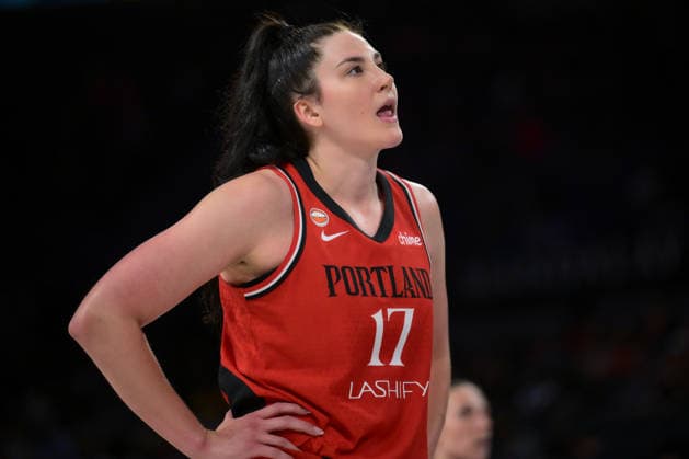 Basketball, Frauen, WNBA, Las Vegas Aces - Portland Fire July 28, 2026, Las Vegas, Nevada, USA: M.GUSTAFSON 17 candid after free-throw during WNBA, Basketball Damen, USA Regular Season at the Michelob Ultra Arena in Las Vegas. WNBA 2026: Las Vegas Aces Defeats Portland Fire 98-83  - ZUMAo117 20260728_zsp_o117_022 Copyright: xMikaelxOnax