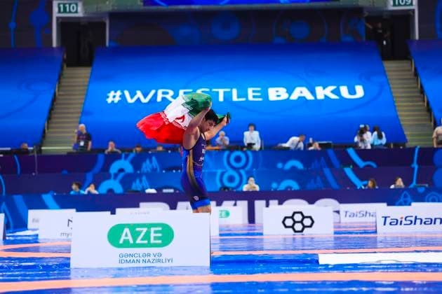 U17, U 17 Wrestling World Championships Podium 80kg GR - Gold: Alireza Hassan Rezaei (IRI), *** U17 Wrestling World Championships, 80kg Greco-Roman, Gold Medal: Alireza Hassan Rezaei (IRI),