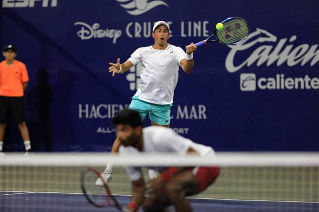 LOS CABOS TENNIS OPEN 2026 LOS CABOS TENNIS OPEN 2026 RAM SALISBURY VS ESCOBAR KALIYANDA 28072026 LOS CABOS, MEXICO. Action photo of Niki Kaliyanda and Gonzalo Escobar, during a match at the Los Cabos Tennis Open 2026 at the Cabo Sports Complex in Baja California, Mexico. Foto de accion de Niki Kaliyanda y Gonzalo Escobar, durante juego del Los Cabos Tennis Open 2026 celebrado en el Cabo Sports Complex en Baja California, Mexico. PHOTO BY IMAGENSHOP AGENCIA FOTOGRAFICA LOS CABOS BAJA CALIFORNIA MEXICO *** LOS CABOS TENNIS OPEN 2026 LOS CABOS TENNIS OPEN 2026 RAM SALISBURY VS. ESCOBAR KALIYANDA 07 28 2026 LOS CABOS, MEXICO Action photo of Niki Kaliyanda and Gonzalo Escobar during a match at the 2026 Los Cabos Tennis Open at the Cabo Sports Complex in Baja California, Mexico Action photo of Niki Kaliyanda and Gonzalo Escobar, during a match at the 2026 Los Cabos Tennis Open held at the Cabo Sports Complex in Baja California, Mexico PHOTO BY IMAGENSHOP PHOTO AGENCY LOS CABOS BAJA CALIFORNIA MEXICO Copyright: xIMAGENSHOPxAGENCIAxFOTOGRAFICAx
