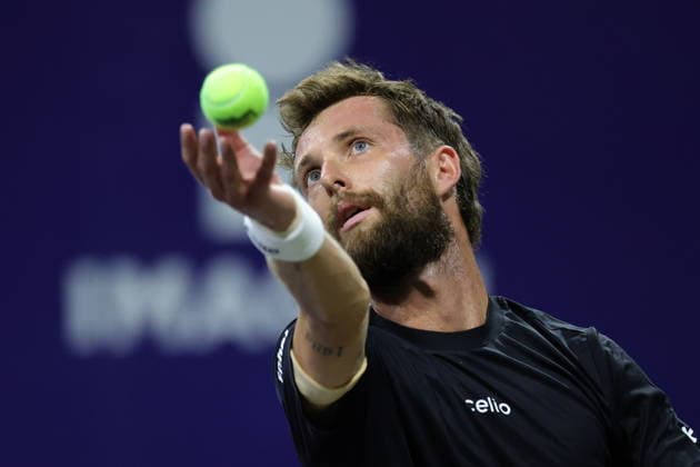 Mifel Tennis Open in Mexico French tennis player Corentin Moutet in action against Jenson Brooksby of the US during the Mifel Tennis Open by Telcel Oppo Los Cabos Tournament in the state of Baja California Sur, Mexico, 28 July 2026. Los Cabos Mexico  Copyright: xJorgexReyesx