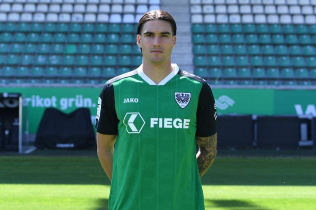 SC Preußen Münster; 3. Liga, Porträttermin 2026 2027 Antonio Tikvic ( Münster ); SC Preußen Münster; 3. Liga, Porträttermin 2026 2027 *** SC Preußen Münster, 3rd Division, Photo Shoot 2026–2027 Antonio Tikvic Münster SC Preußen Münster, 3rd Division, Photo Shoot 2026–2027 xRx