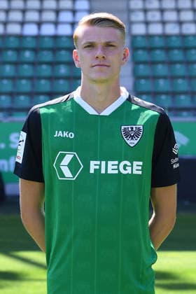 SC Preußen Münster; 3. Liga, Porträttermin 2026 2027 Mika Stuhlmacher ( Münster ); SC Preußen Münster; 3. Liga, Porträttermin 2026 2027 *** SC Preußen Münster, 3rd Division, Photo Shoot 2026–2027 Mika Stuhlmacher Münster SC Preußen Münster, 3rd Division, Photo Shoot 2026–2027 xRx