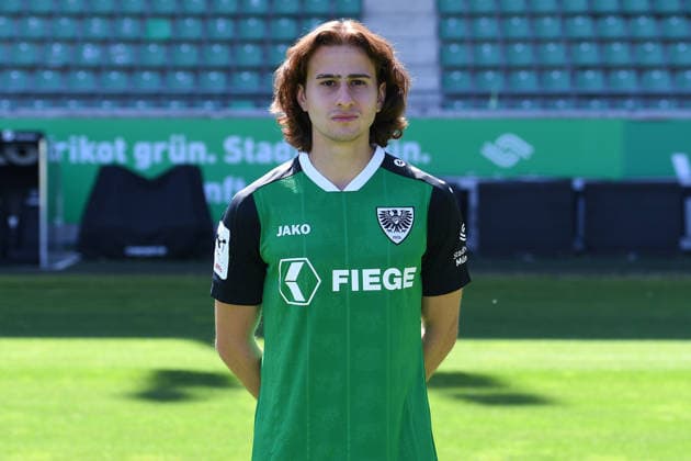 SC Preußen Münster; 3. Liga, Porträttermin 2026 2027 Mikail Demirhan ( Münster ); SC Preußen Münster; 3. Liga, Porträttermin 2026 2027 *** SC Preußen Münster, 3rd Division, Photo Shoot 2026–2027 Mikail Demirhan Münster SC Preußen Münster, 3rd Division, Photo Shoot 2026–2027 xRx