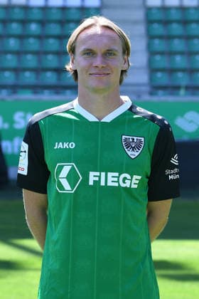 SC Preußen Münster; 3. Liga, Porträttermin 2026 2027 Ryan Johansson ( Münster ); SC Preußen Münster; 3. Liga, Porträttermin 2026 2027 *** SC Preußen Münster, 3rd Division, Photo Shoot 2026–2027 Ryan Johansson Münster SC Preußen Münster, 3rd Division, Photo Shoot 2026–2027 xRx