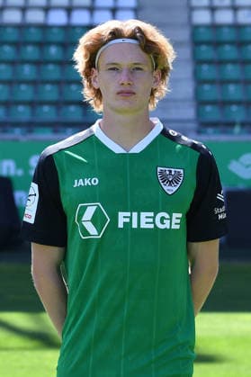 SC Preußen Münster; 3. Liga, Porträttermin 2026 2027 Niklas Varelmann ( Münster ); SC Preußen Münster; 3. Liga, Porträttermin 2026 2027 *** SC Preußen Münster, 3rd Division, Photo Shoot 2026–2027 Niklas Varelmann Münster SC Preußen Münster, 3rd Division, Photo Shoot 2026–2027 xRx
