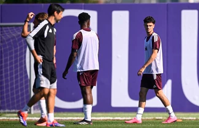 RSC Anderlecht v Hammarby IF - UEFA Europa League Media Activities 29 07 2026 ANDERLECHT, BELGIUM - JULY 29 : Degreef Tristan midfielder of RSC Anderlecht pictured during a training session ahead of the UEFA Europa League 2025 26 second qualifying round second leg between RSC Anderlecht and Hammarby IF on July 29, 2026 in Anderlecht, Belgium, 29 07 2026 Anderlecht Belgium  Copyright: xTomasxSiskx