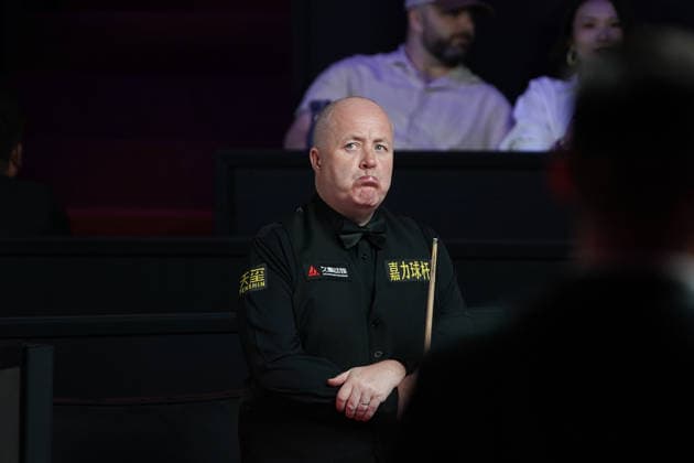 SHANGHAI, CHINA - JULY 29: John Higgins of Scotland reacts in the second round match against Jack Lisowski of England on Day 3 of the 2026 Snooker Shanghai Masters on July 29, 2026 in Shanghai, China.  Copyright: xTaixChengzhex 111657039963