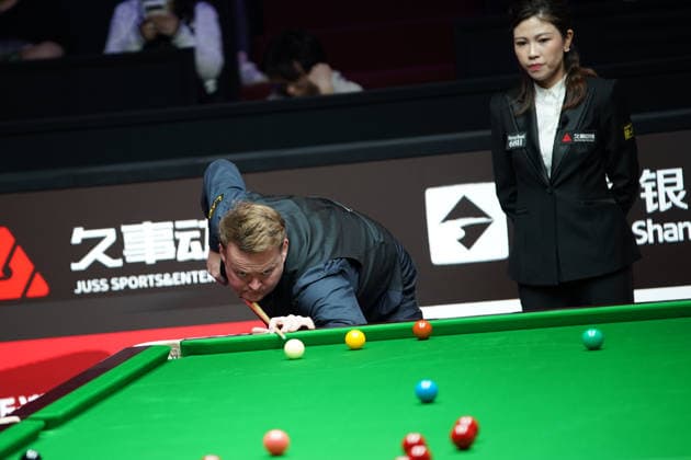 SHANGHAI, CHINA - JULY 29: Shaun Murphy of England plays a shot in the second round match against Zhou Yuelong of China on Day 3 of the 2026 Snooker Shanghai Masters on July 29, 2026 in Shanghai, China.  Copyright: xTaixChengzhex 111657039275
