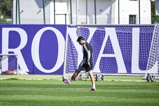 Anderlecht s head coach Vitor Bruno pictured during a training session of Belgian RSC Anderlecht, Wednesday 29 July in Brussels, in preparations of the second leg of the second qualifying round for the UEFA Europa League against Swedish Hammarby IF. TOM GOYVAERTS TomxGoyvaerts  x182284124x